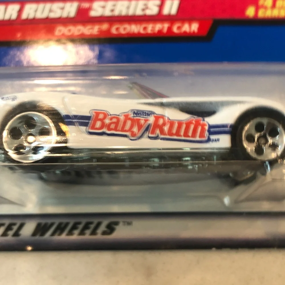 Mattel Hot Wheels Sugar Rush Dodge Concept Car - White